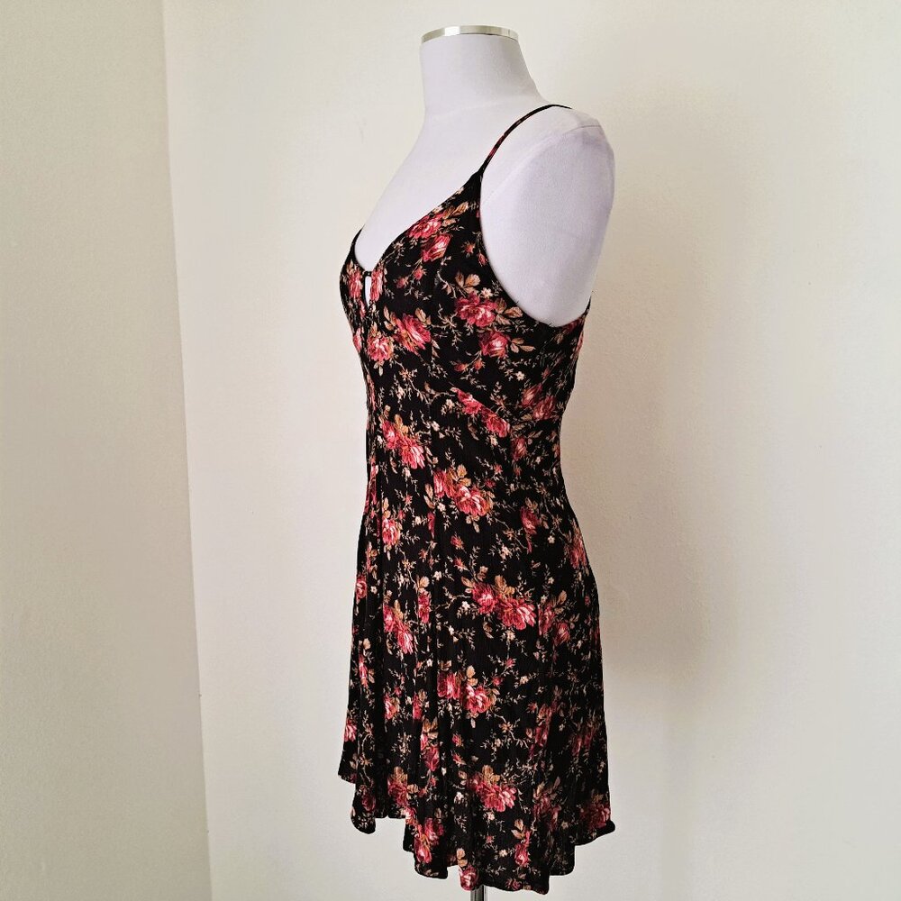 American Eagle Juniors Mini Tank Dress Floral Multicolor Size M NWOT